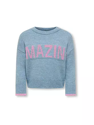 ONLY | Mädchen Pullover KMGAMOUR | hellblau